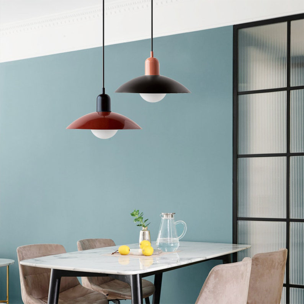 Lampa Sufitowa Bauhaus | Kolorowa Lampa Szklana