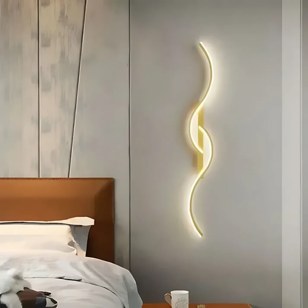 Lampa Ścienna LED Do Salonu | Pleciona