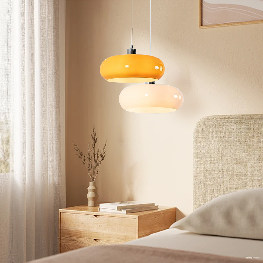 Szklana Lampa Sufitowa Bauhaus | Salon