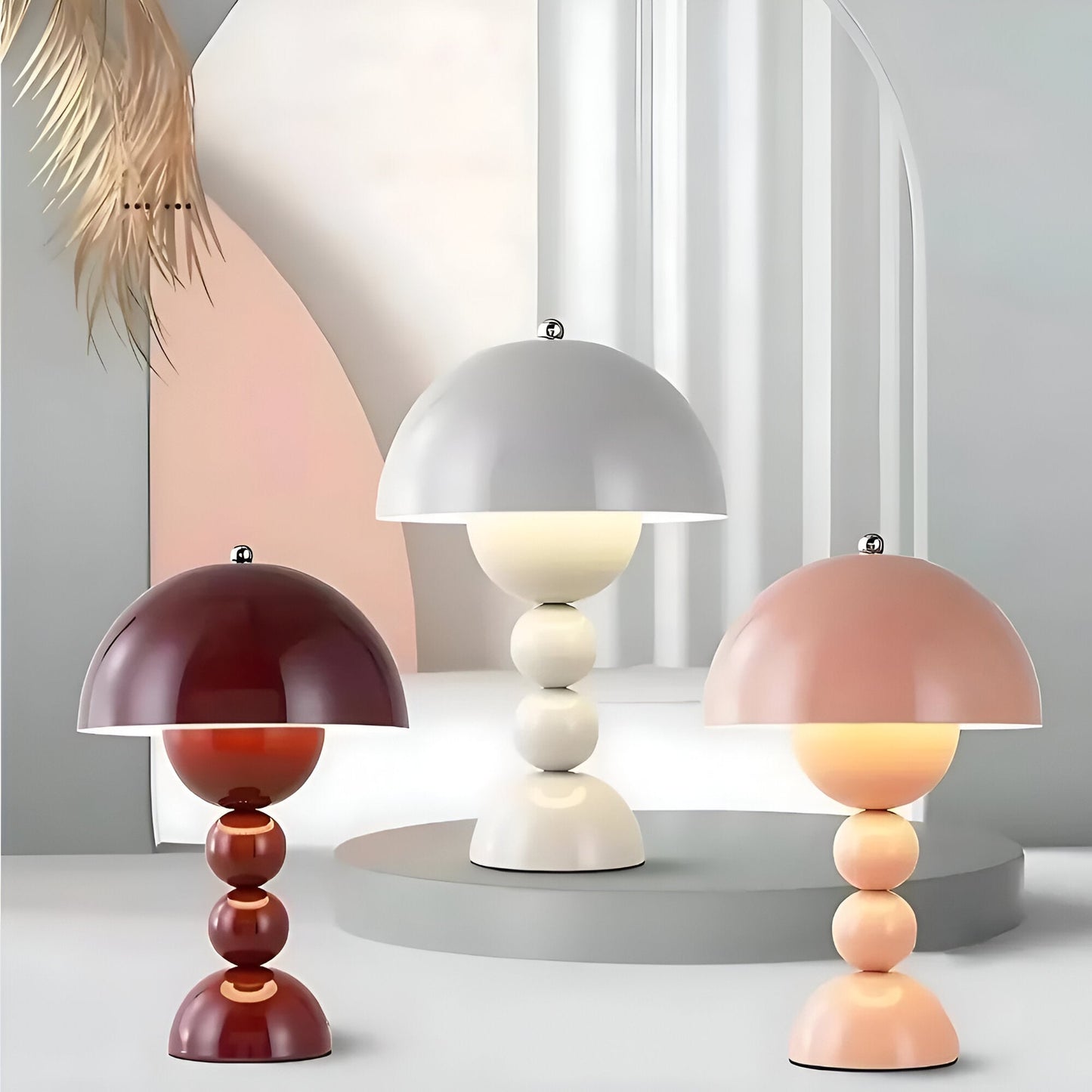 Bezprzewodowa Lampa Stołowa LED | Nordyczna