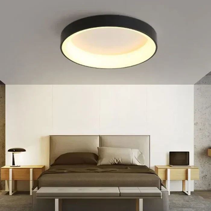 Okrągła Lampa Sufitowa LED | Skandynawski Styl