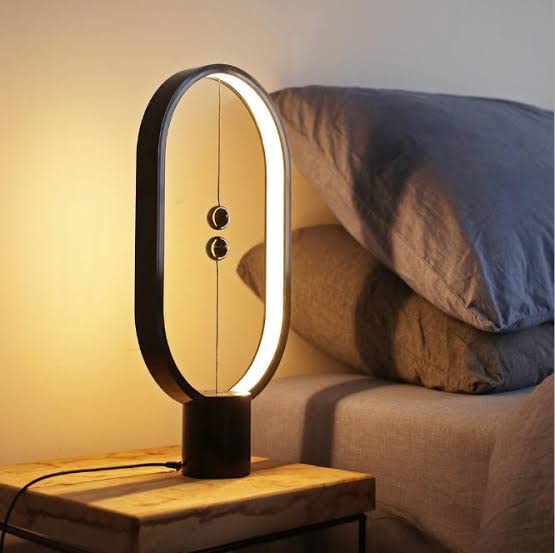 Lampa Stołowa LED | Drewniana