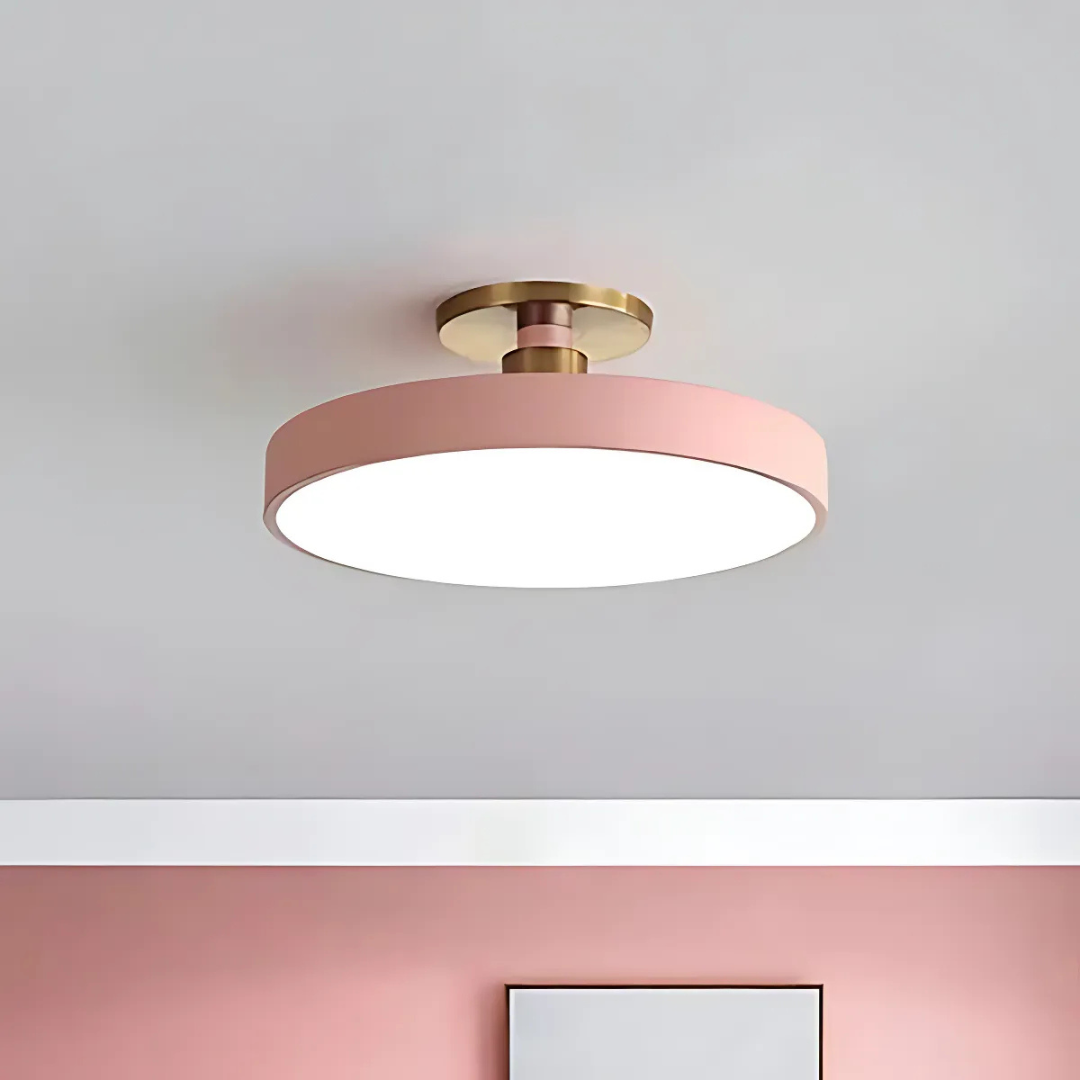Skandynawska Lampa Sufitowa LED | Okrągła