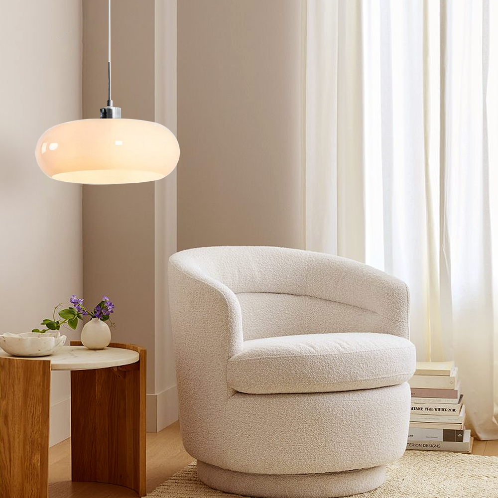 Szklana Lampa Sufitowa Bauhaus | Salon