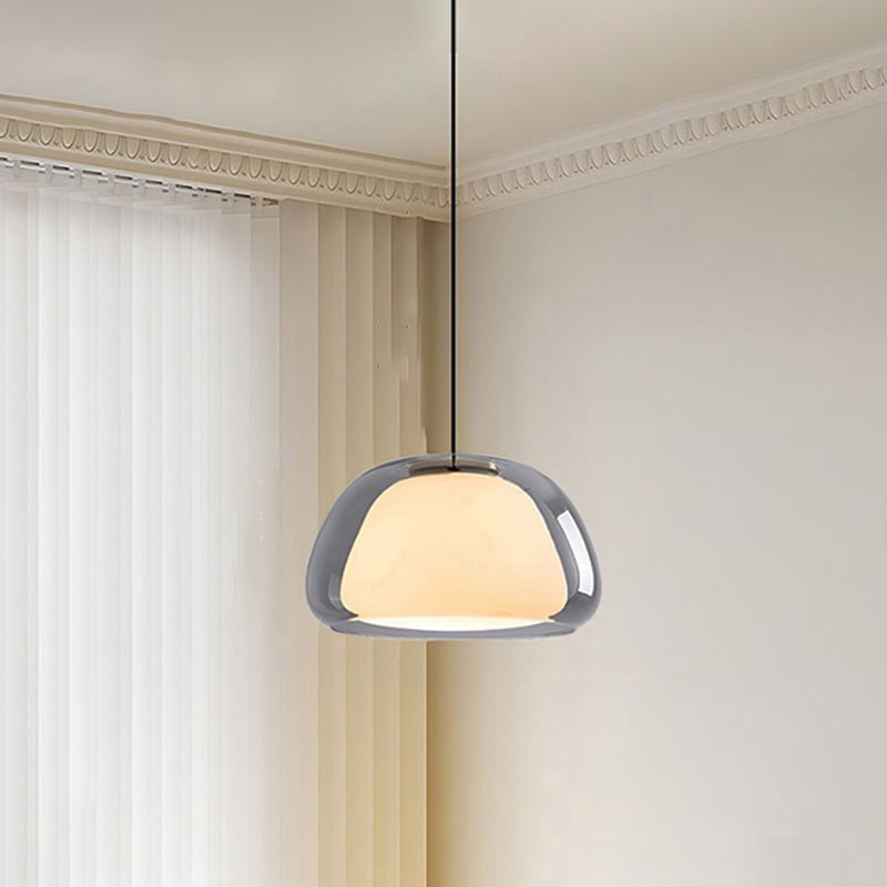 Szklana Lampa Sufitowa Do Salonu | Wisząca