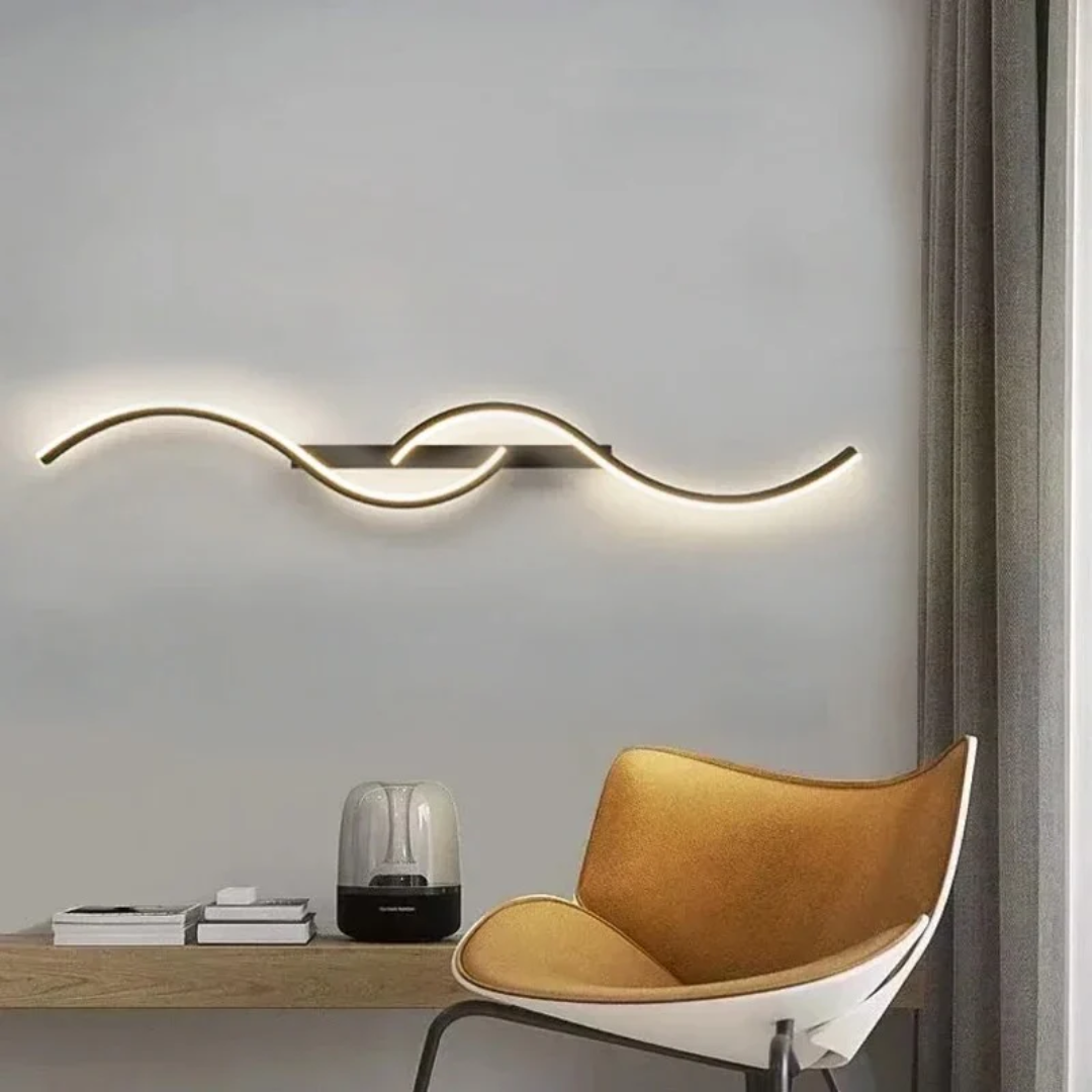 Lampa Ścienna LED Do Salonu | Pleciona
