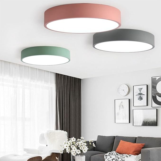 Lampa Sufitowa Okrągła Do Salonu | LED
