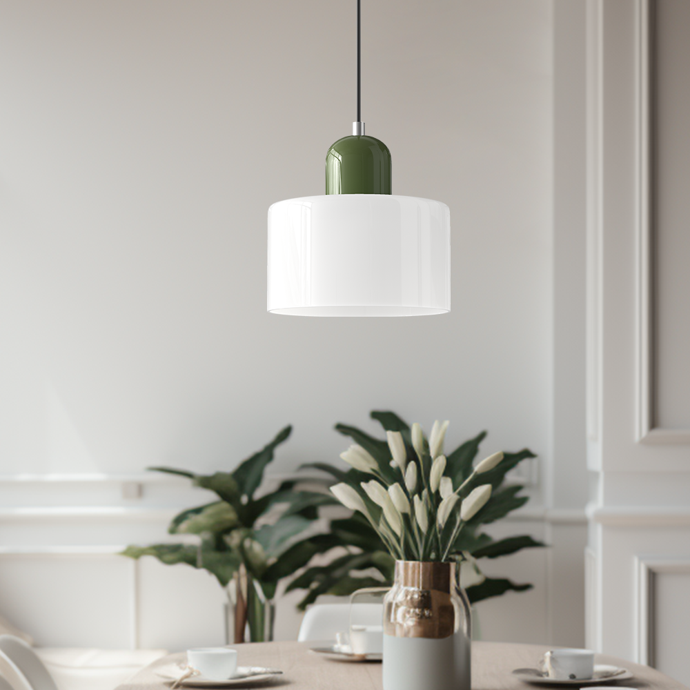Lampa Wisząca Szklana Bauhaus | Design LED Światło