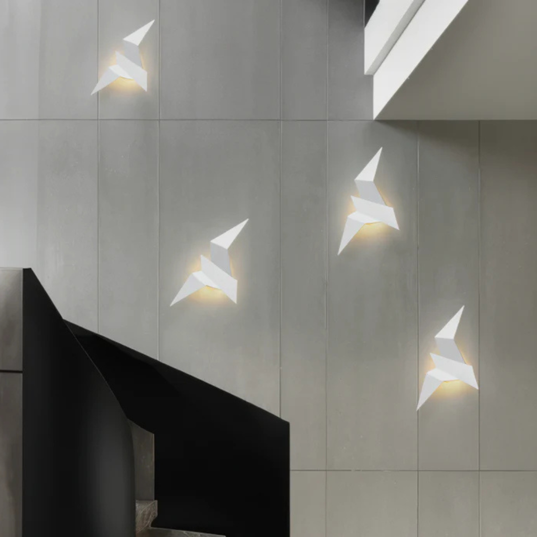 Lampa Ścienna LED Do Salonu | W Kształcie Ptaka