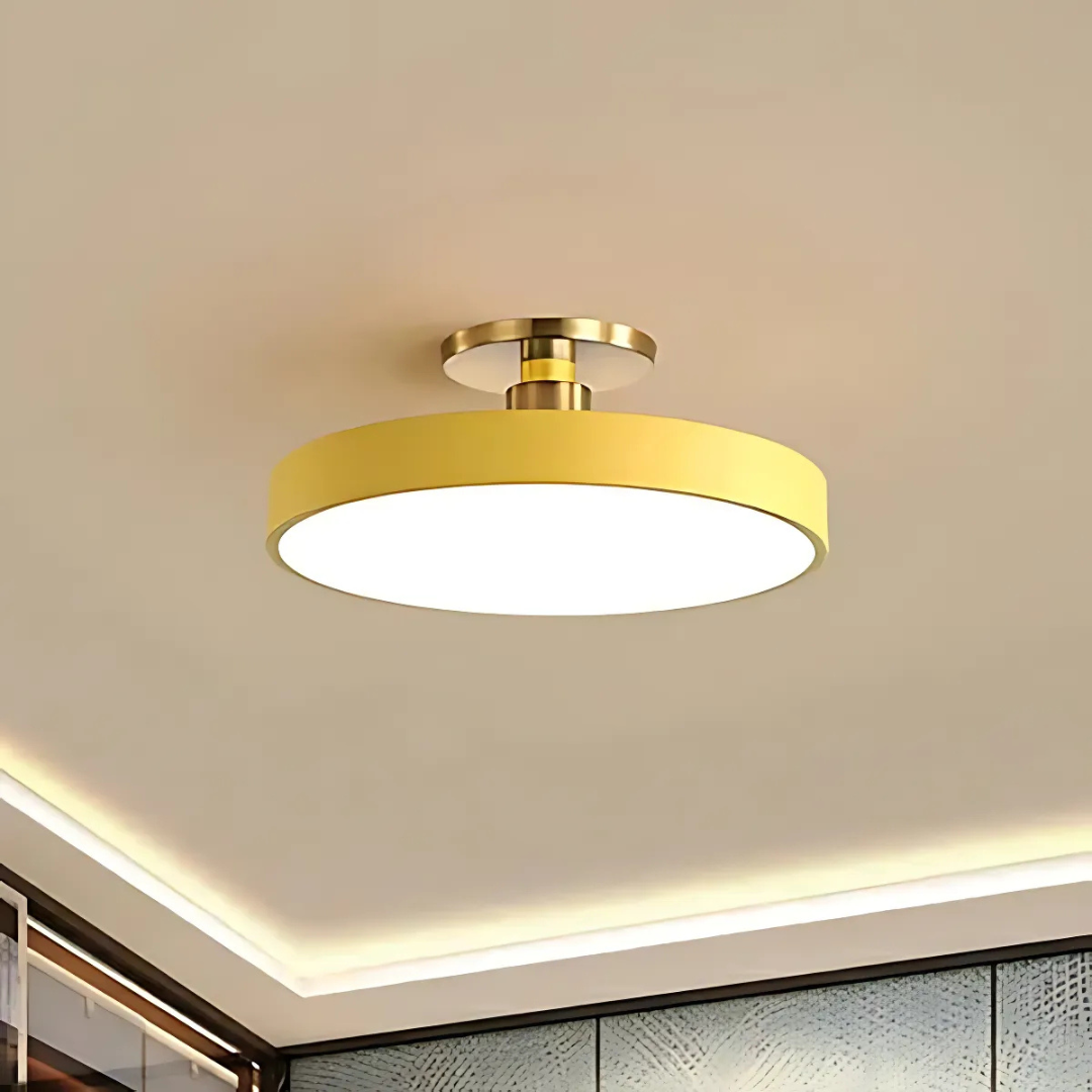 Skandynawska Lampa Sufitowa LED | Okrągła