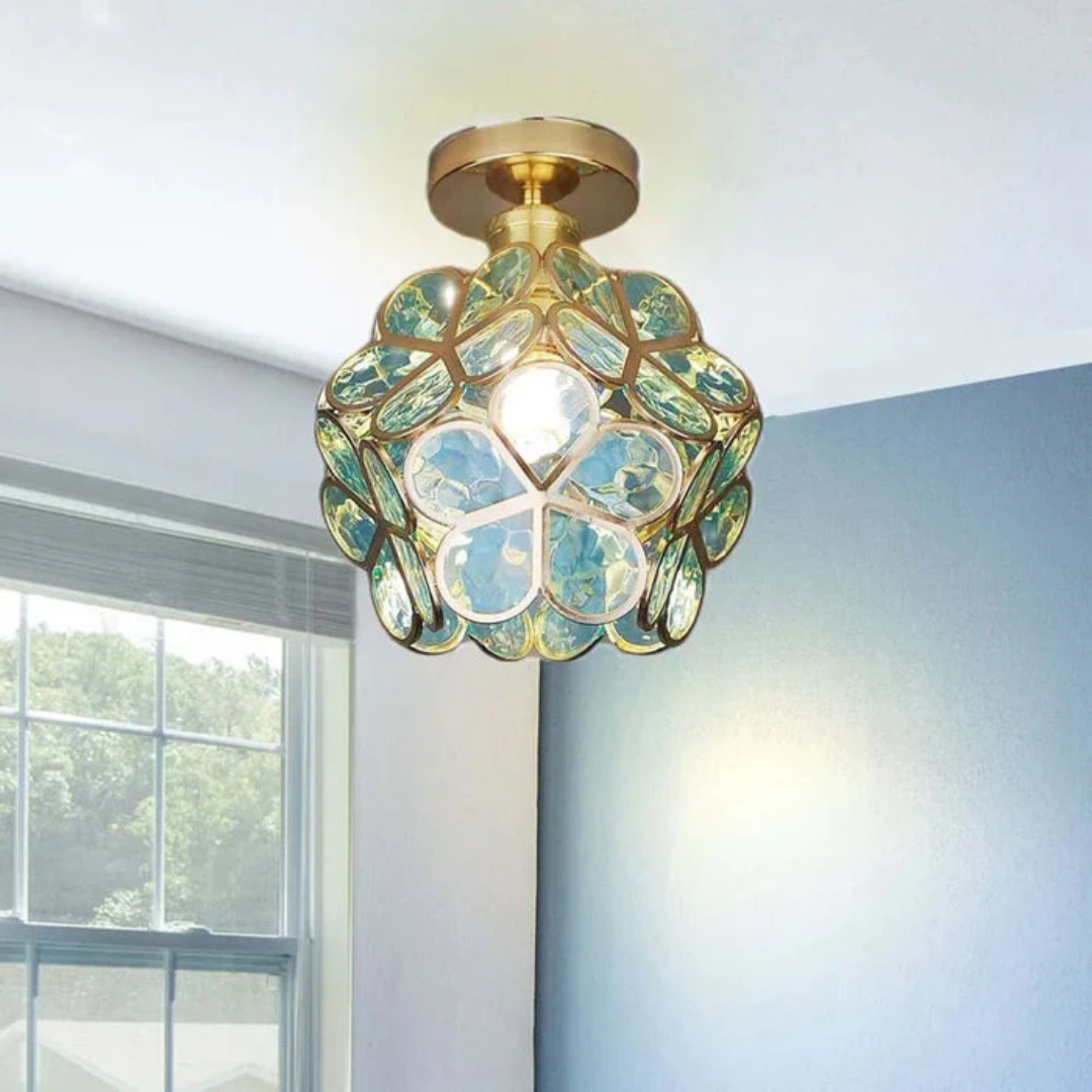 Lampa Sufitowa LED Kwiatowa | Nowoczesna