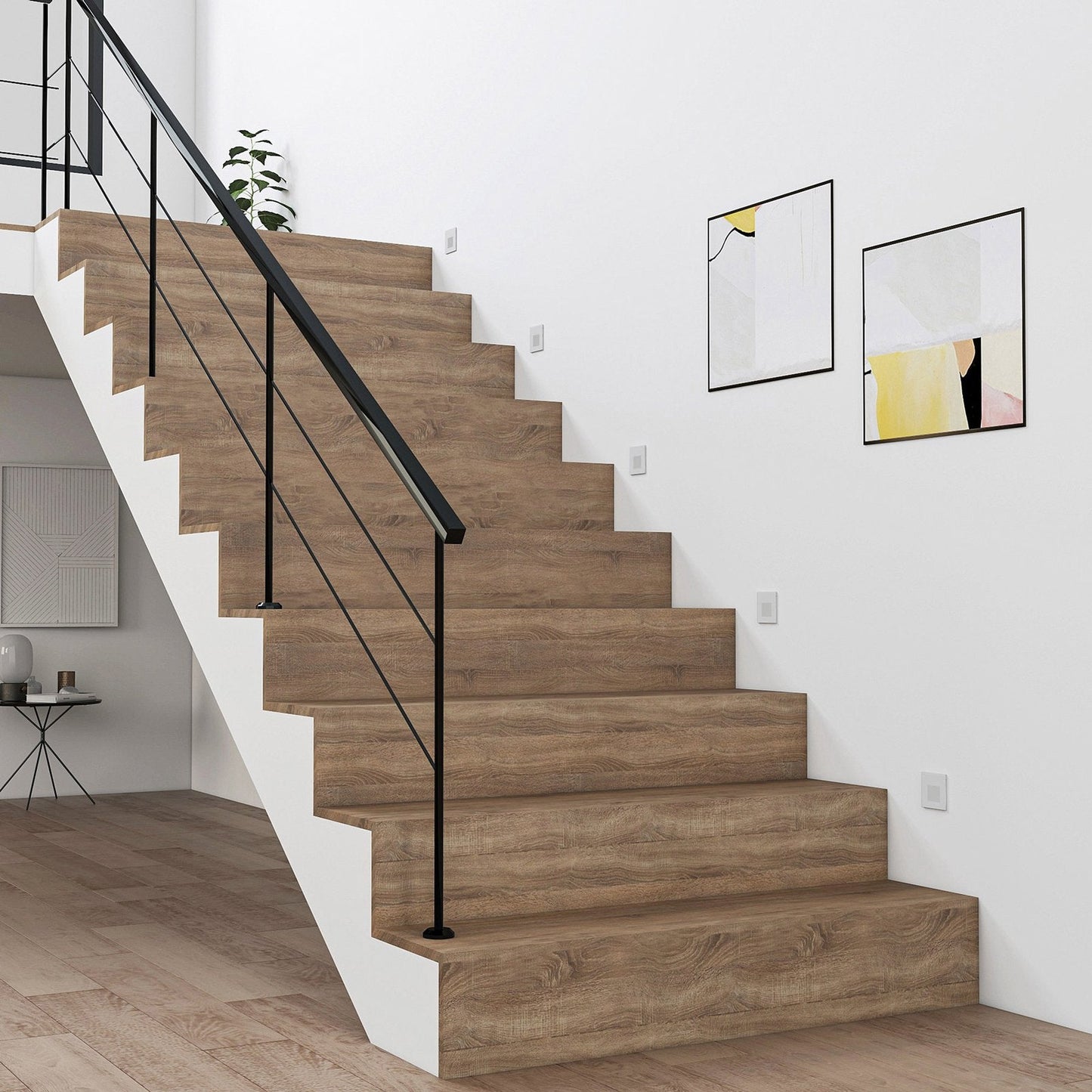 Lampa Ścienna LED Mini | Kwadratowa