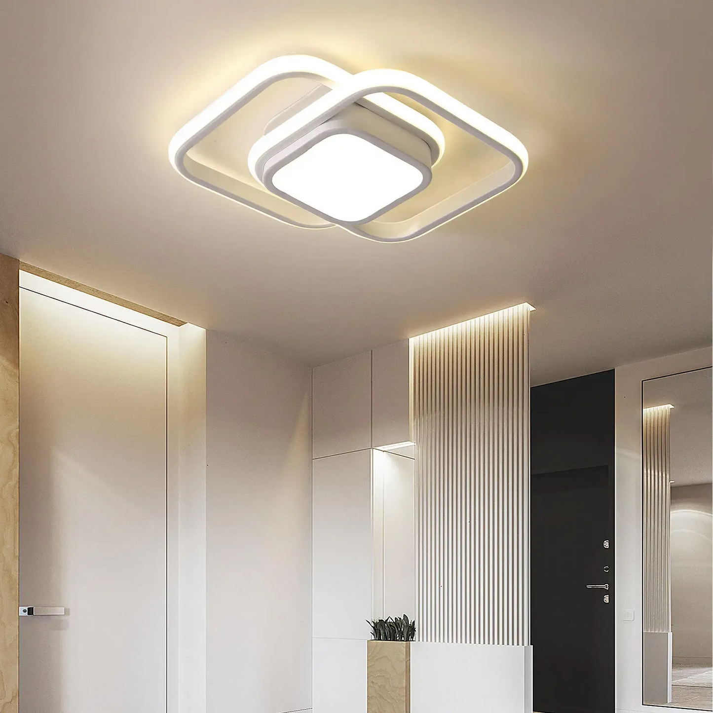 Halo Duo Lampa Sufitowa LED | Podwójny Pierścień