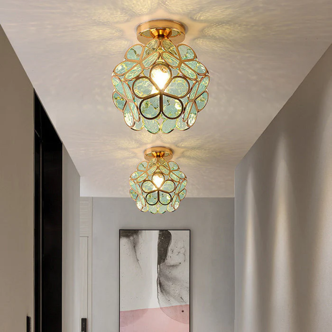 Lampa Sufitowa LED Kwiatowa | Nowoczesna