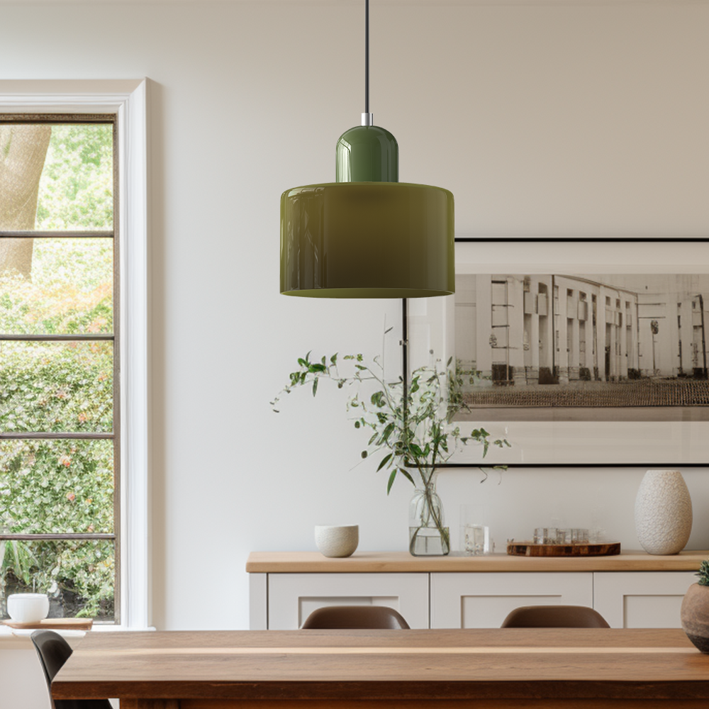 Lampa Wisząca Szklana Bauhaus | Design LED Światło