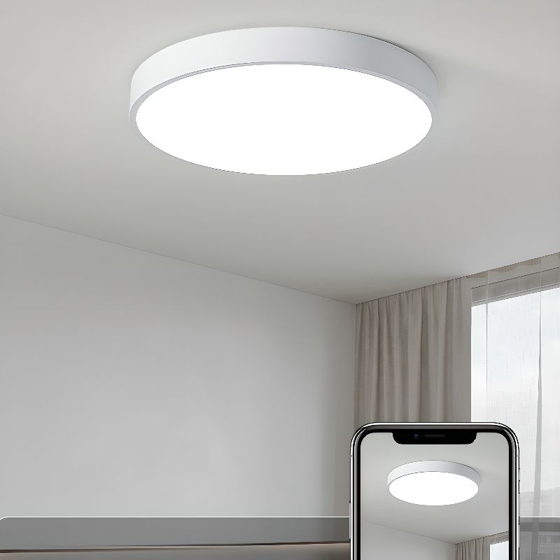 Lampa Sufitowa Okrągła Do Salonu | LED