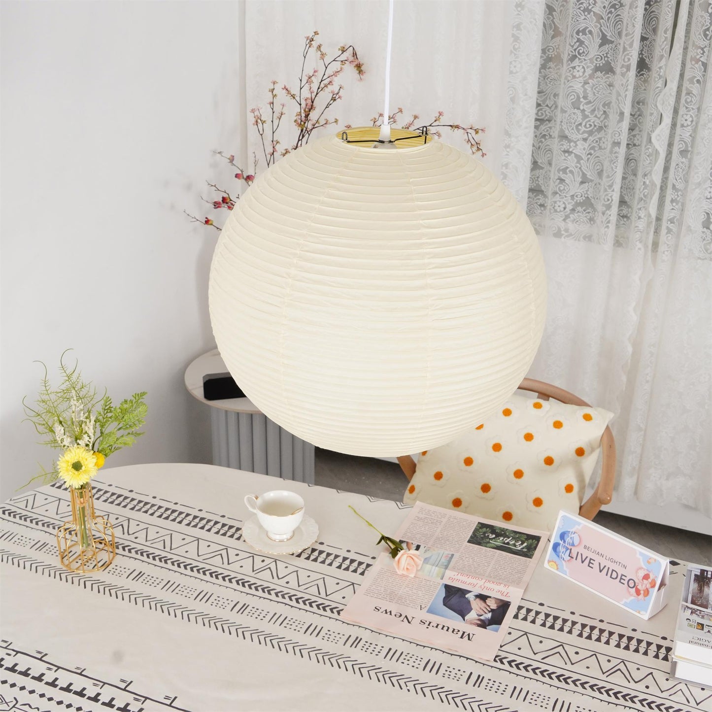 Lampa Sufitowa Do Salonu | Japoński Styl