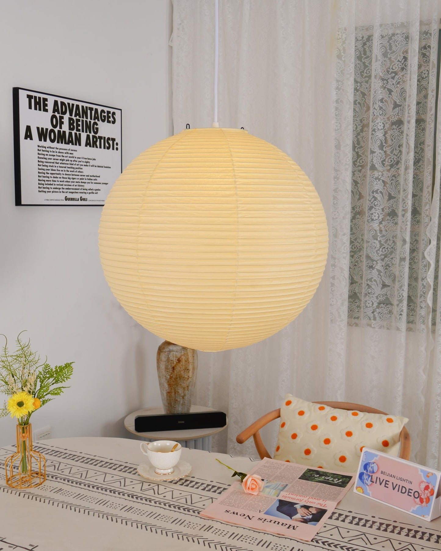 Lampa Sufitowa Do Salonu | Japoński Styl