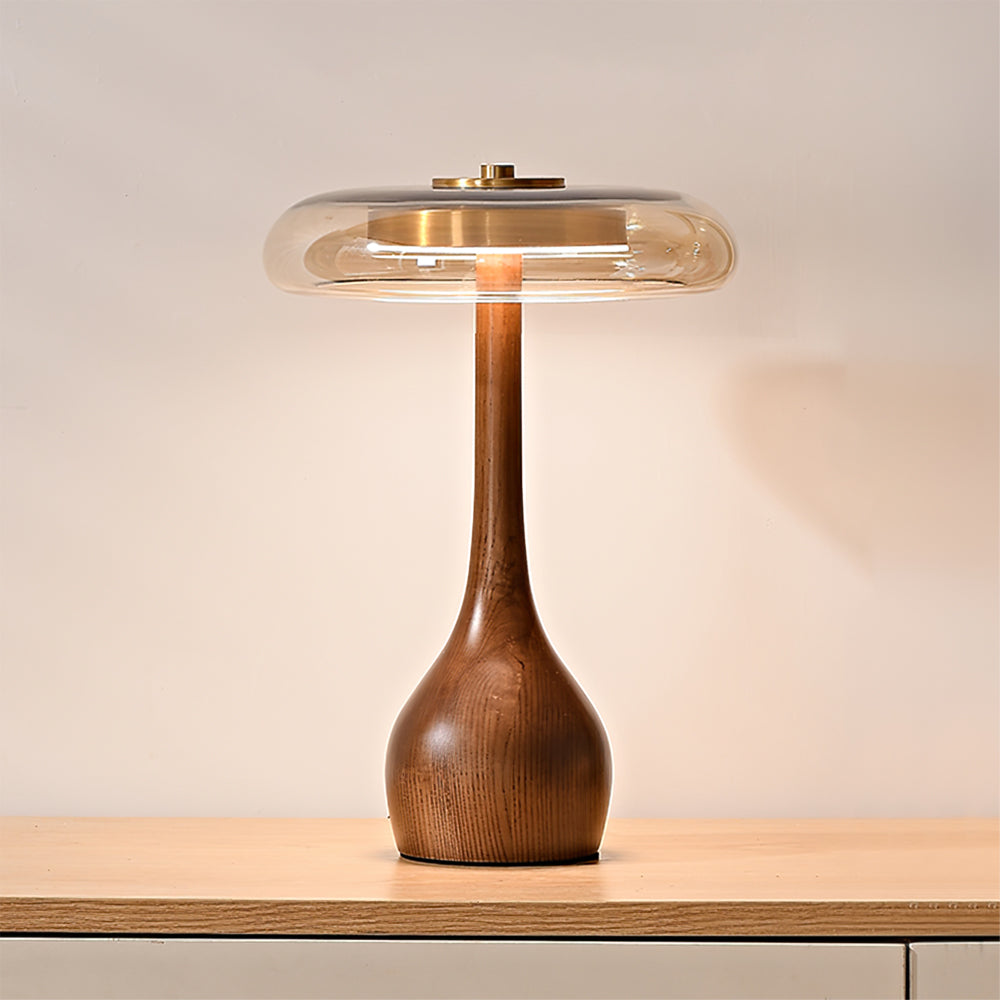 Antyczna Lampa Stołowa | W Kształcie Grzyba