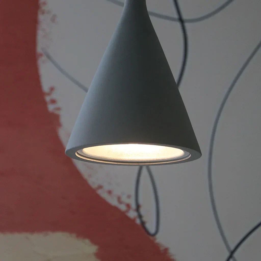 Laval Lampa Wisząca Do Salonu | Imitacja Betonu