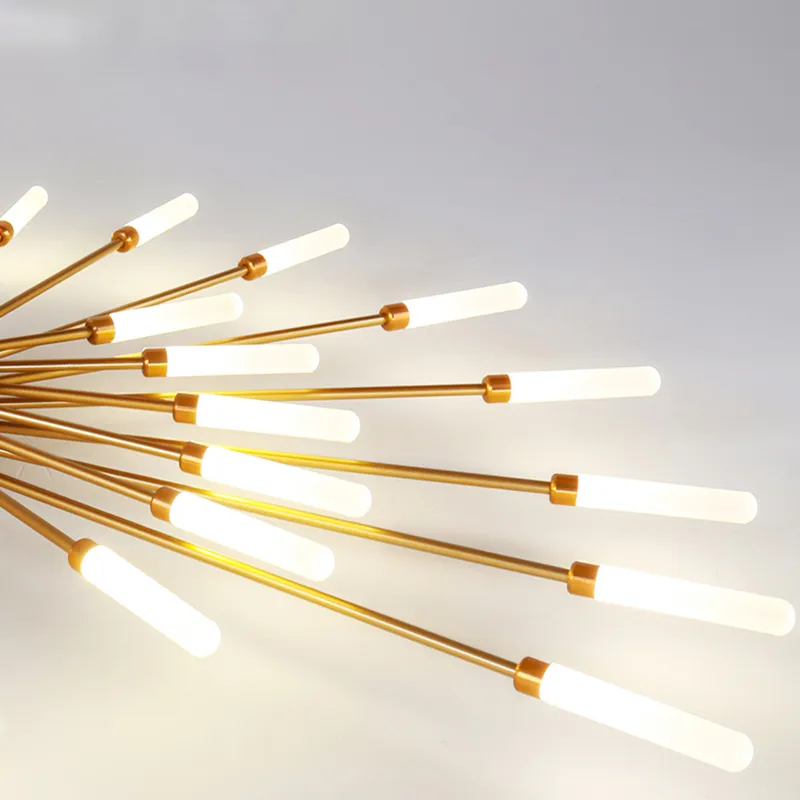 Lampa Sufitowa LED Do Salonu | Z Efektem Płomienia