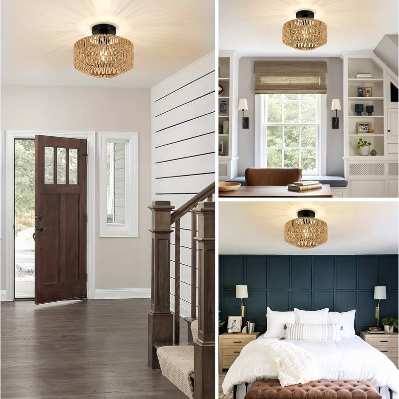 Boho Lampa Sufitowa LED | Do Salonu I Sypialni