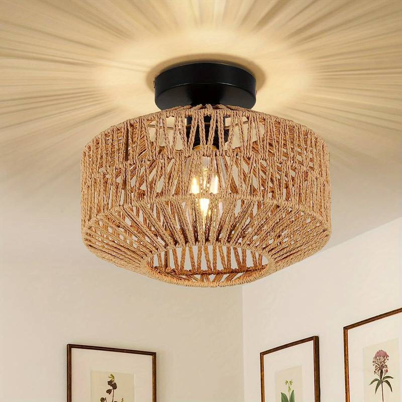 Boho Lampa Sufitowa LED | Do Salonu I Sypialni