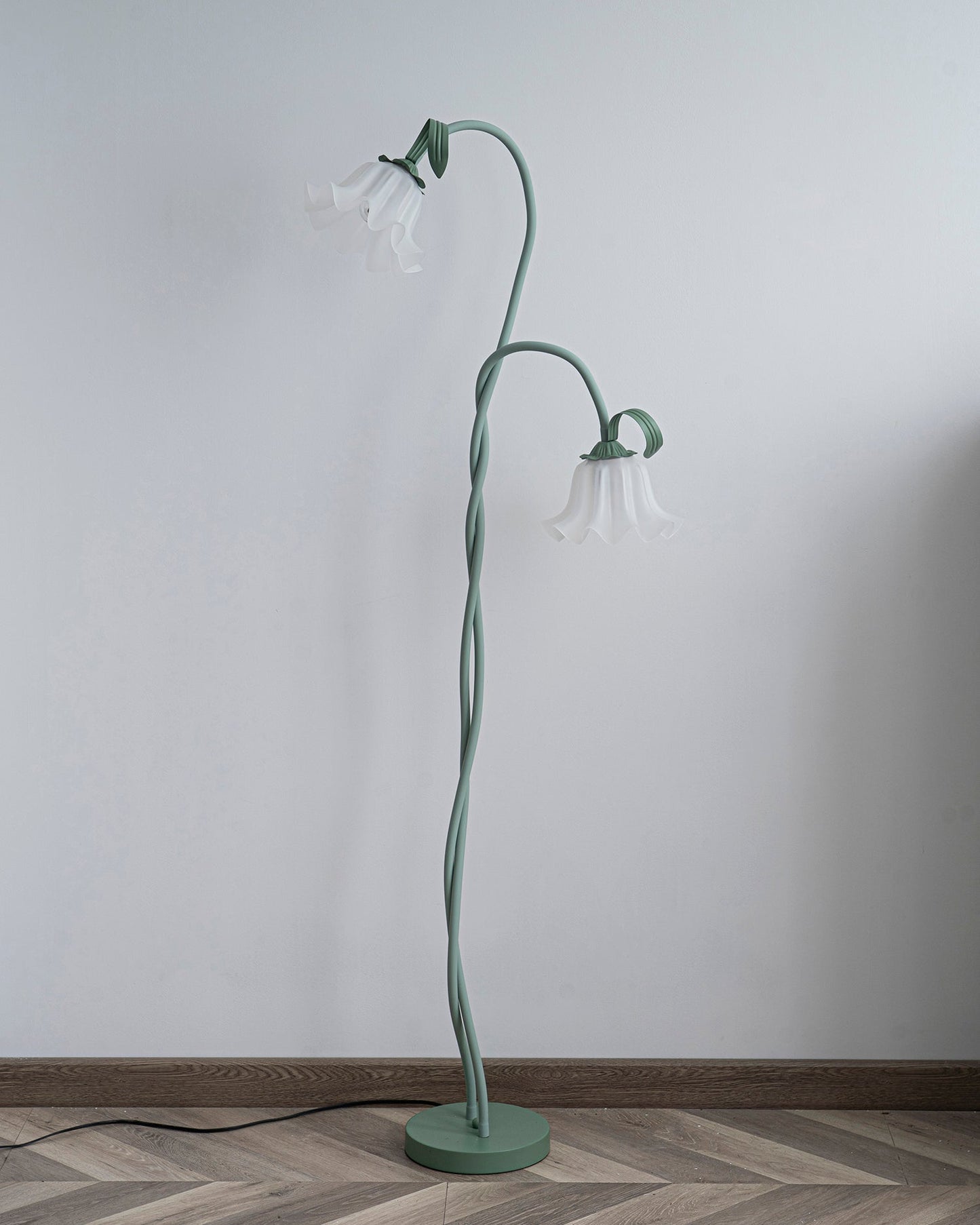 Lampa Stojąca Do Salonu | Kwiatowy Kształt