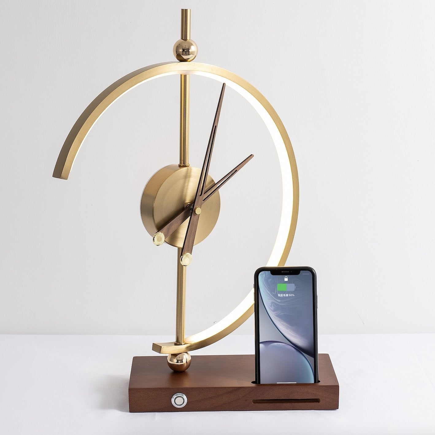 Lampka Nocna LED | Zegar Lampa