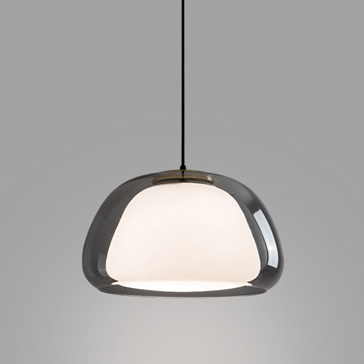 Szklana Lampa Sufitowa Do Salonu | Wisząca