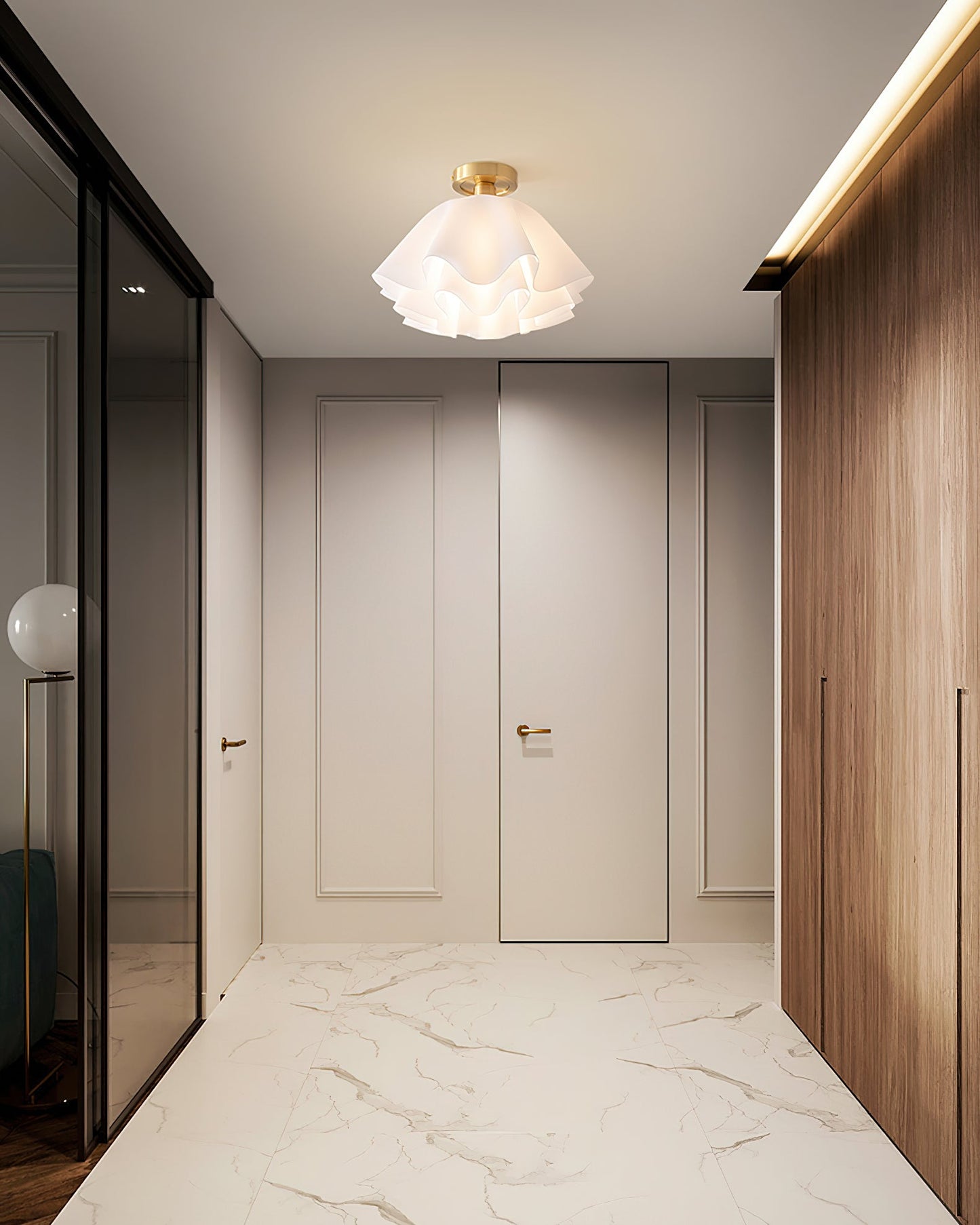 Lampa Sufitowa LED | Pleciona