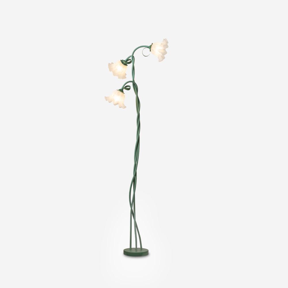 Lampa Stojąca Do Salonu | Kwiatowy Kształt