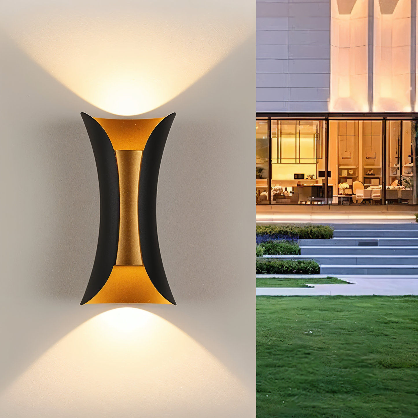 Zewnętrzna Lampa Ścienna LED | Do Ogrodu