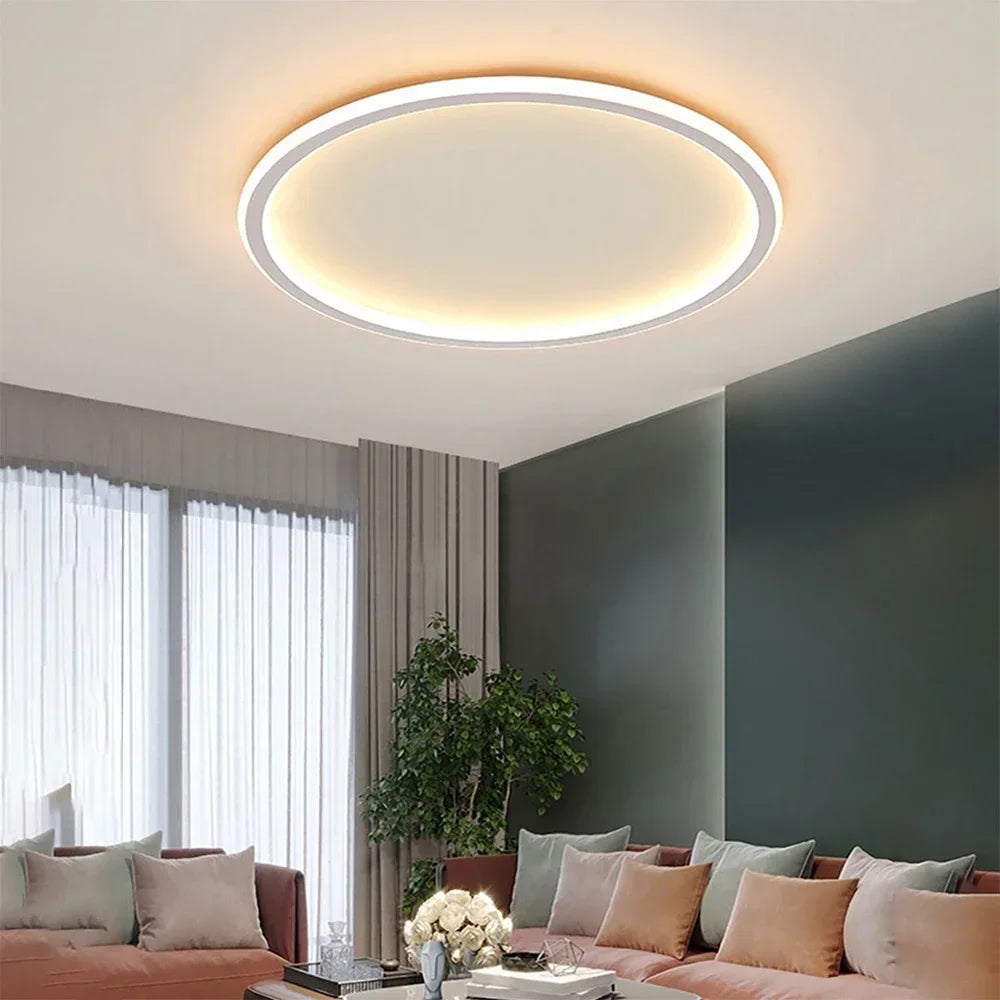 Okrągła Lampa Sufitowa LED | Do Salonu I Sypialni