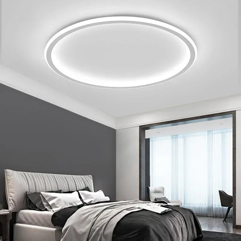 Okrągła Lampa Sufitowa LED | Do Salonu I Sypialni