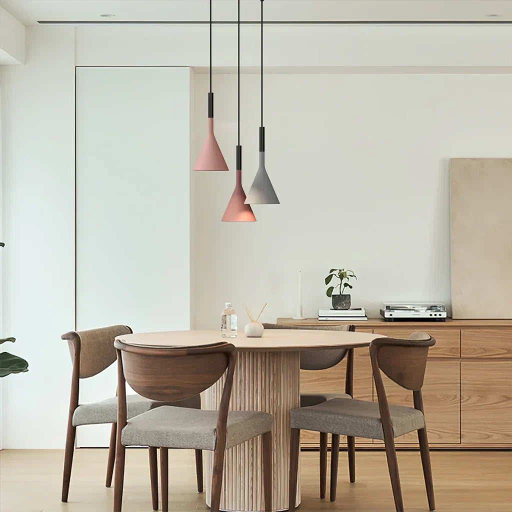 Laval Lampa Wisząca Do Salonu | Imitacja Betonu