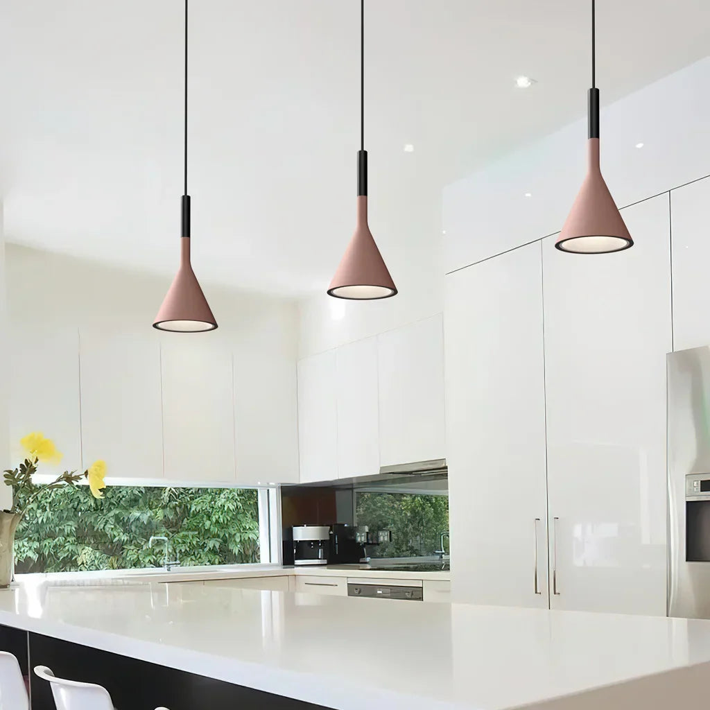 Laval Lampa Wisząca Do Salonu | Imitacja Betonu