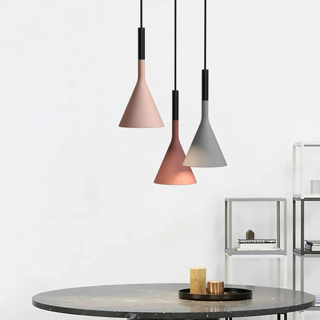 Laval Lampa Wisząca Do Salonu | Imitacja Betonu