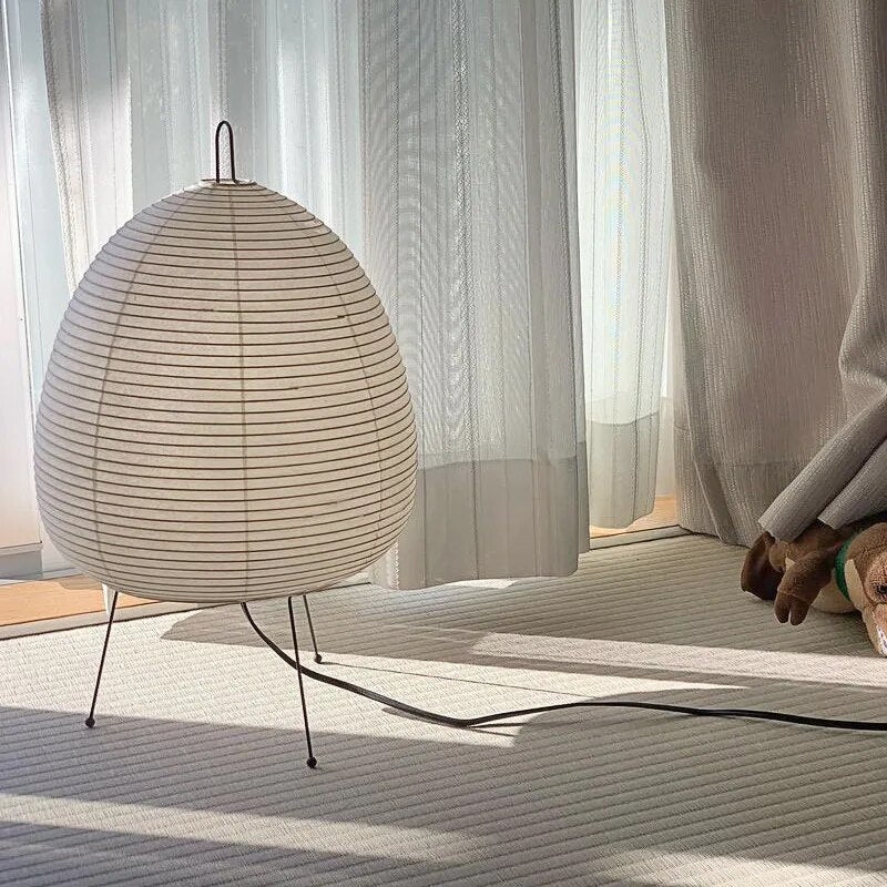 Japońska Lampa Stołowa Z Papieru Ryżowego | Design Dla Twojego Domu
