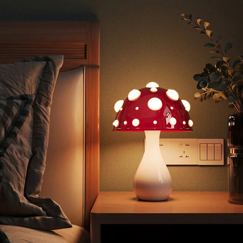 Lampa Stołowa LED | W Kształcie Grzyba