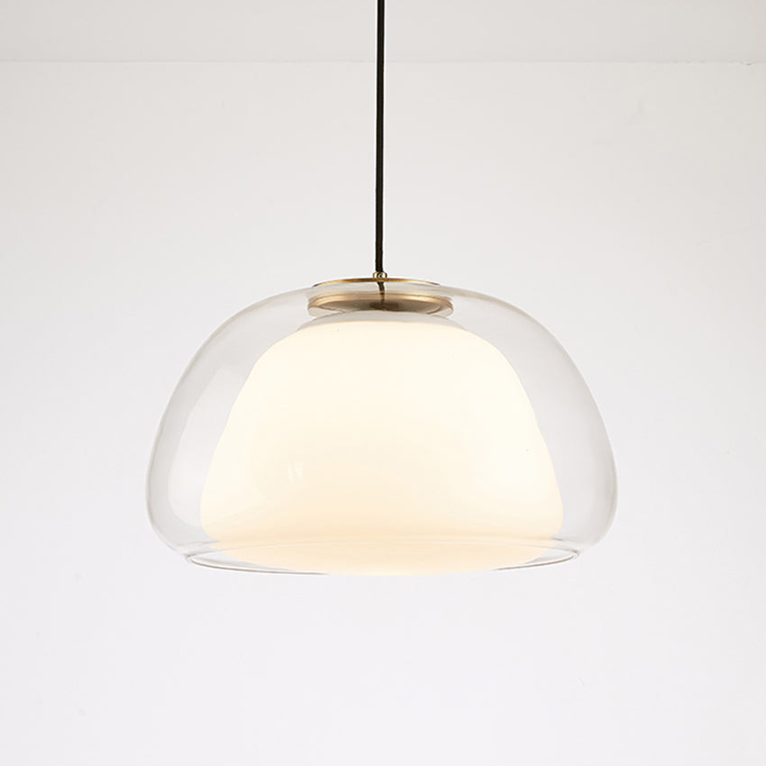 Szklana Lampa Sufitowa Do Salonu | Wisząca