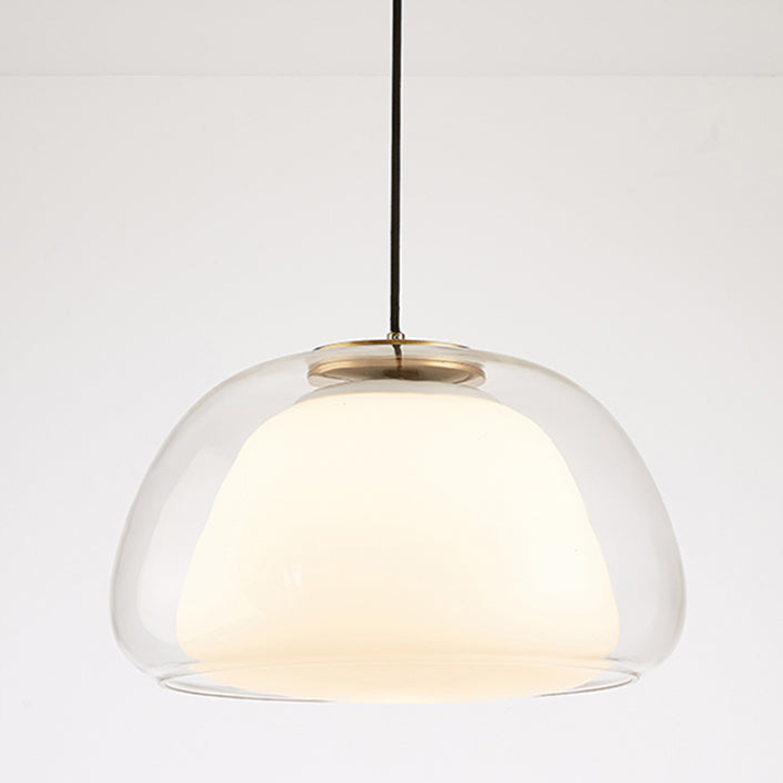 Szklana Lampa Sufitowa Do Salonu | Wisząca