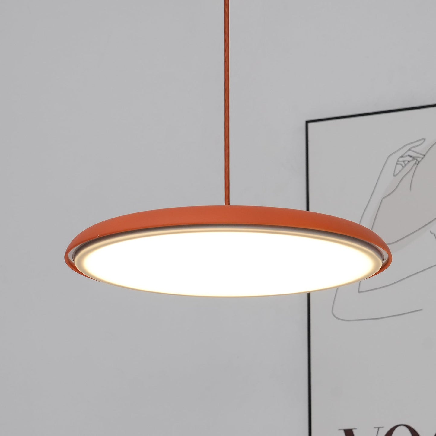 Wisząca Lampa Sufitowa LED | Okrągła