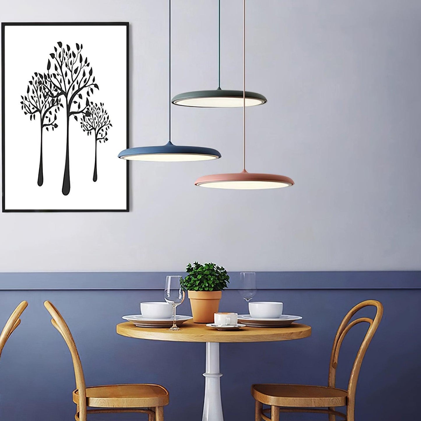 Wisząca Lampa Sufitowa LED | Okrągła