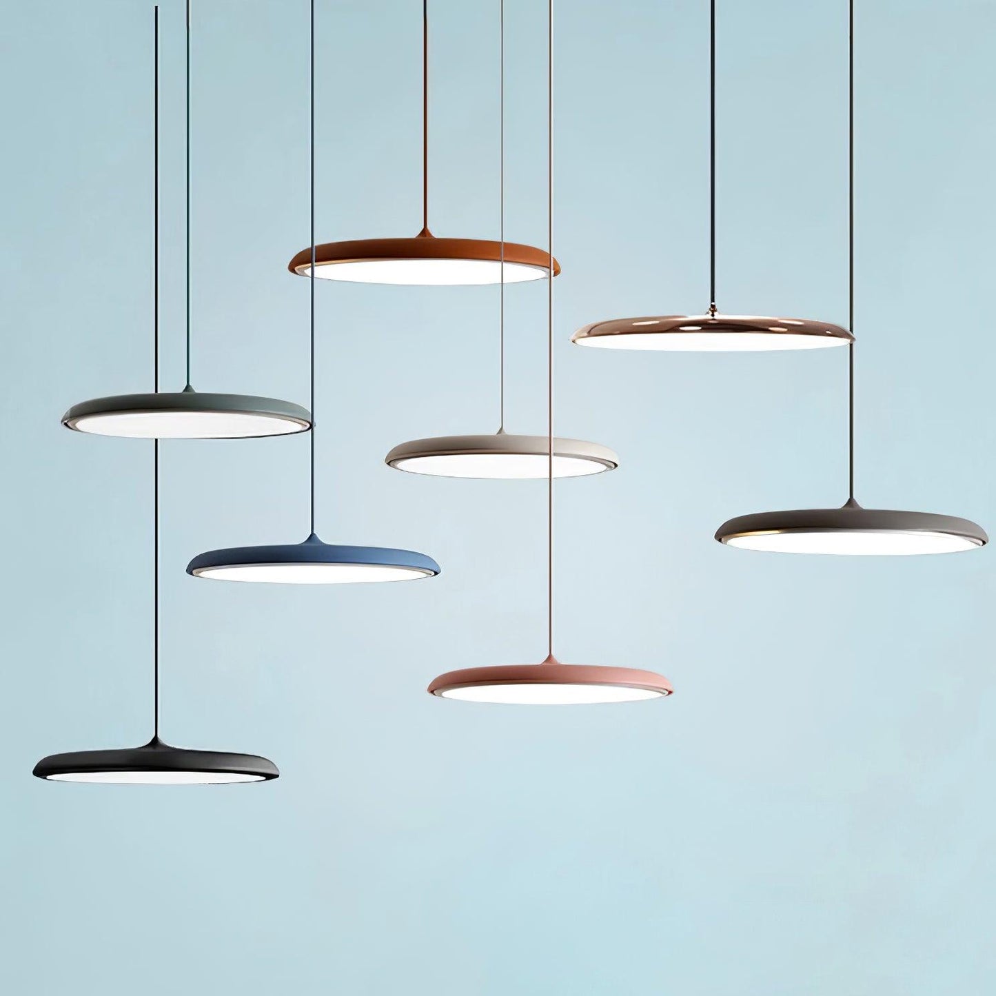 Wisząca Lampa Sufitowa LED | Okrągła