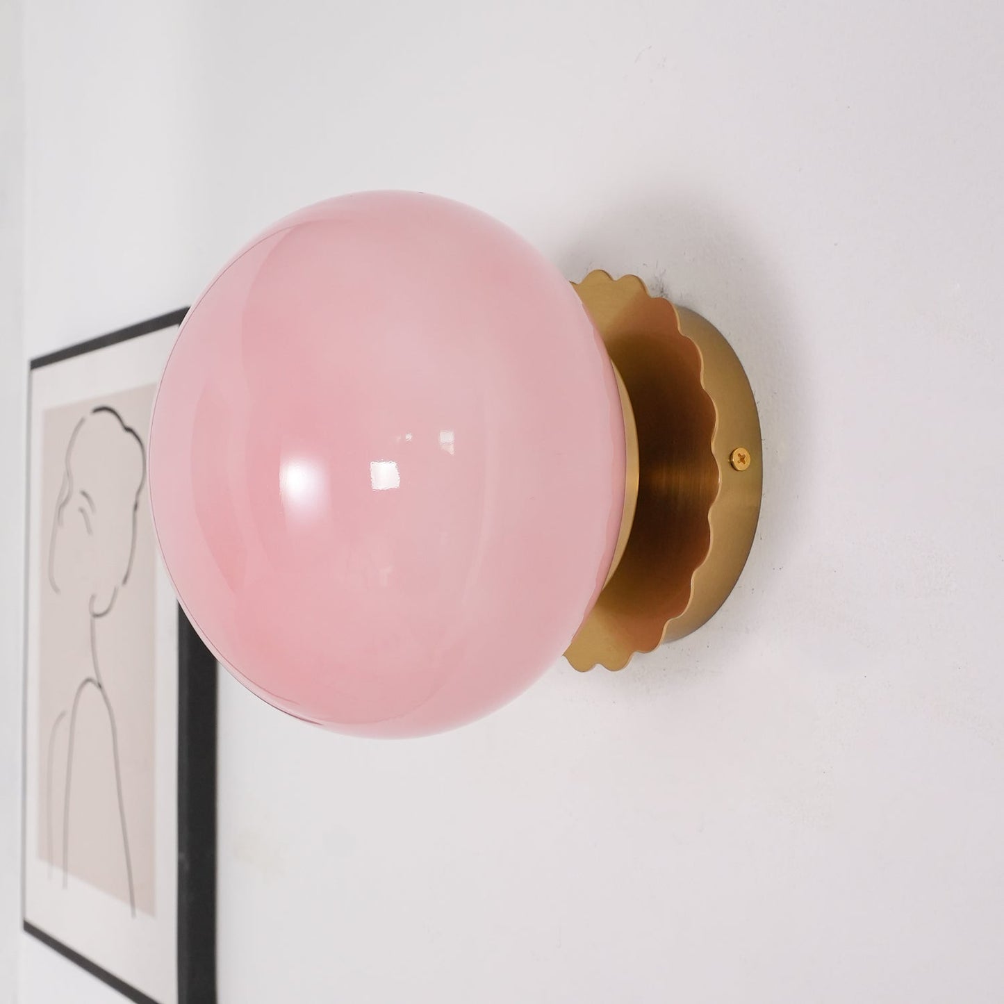 Lampa Ścienna LED Skandynawska | Marshmallow