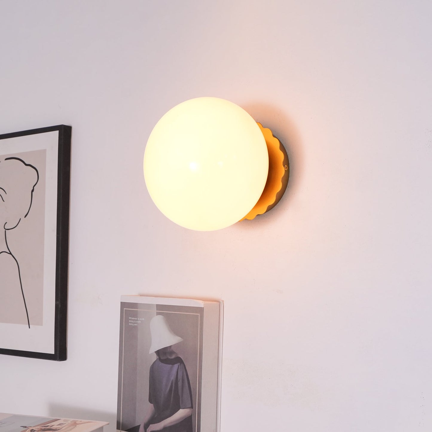 Lampa Ścienna LED Skandynawska | Marshmallow