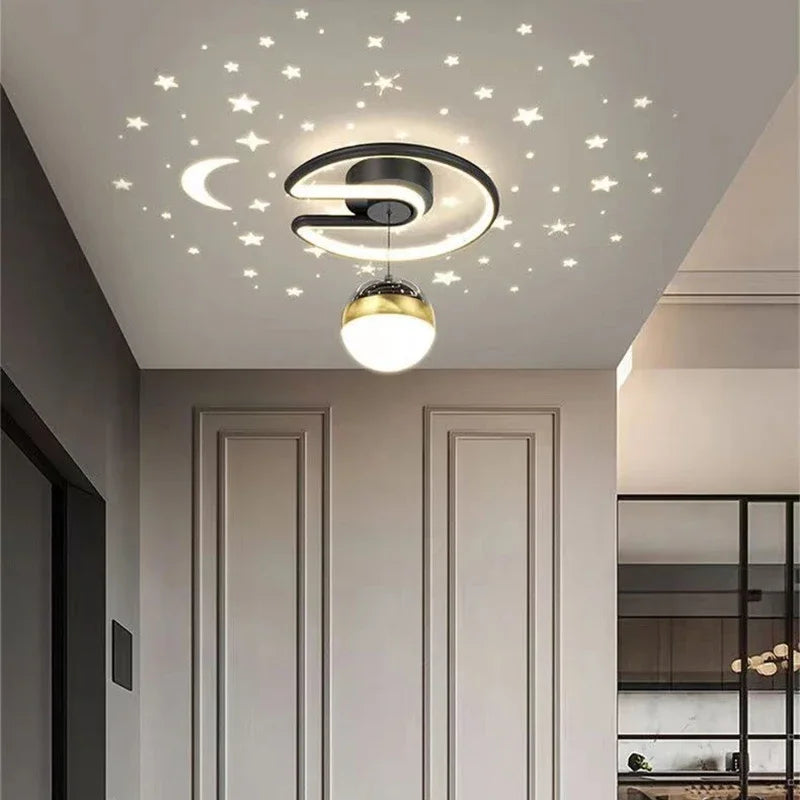 Lampa Sufitowa LED Gwiezdne Niebo | Do Pokoju Dziecięcego I Salonu