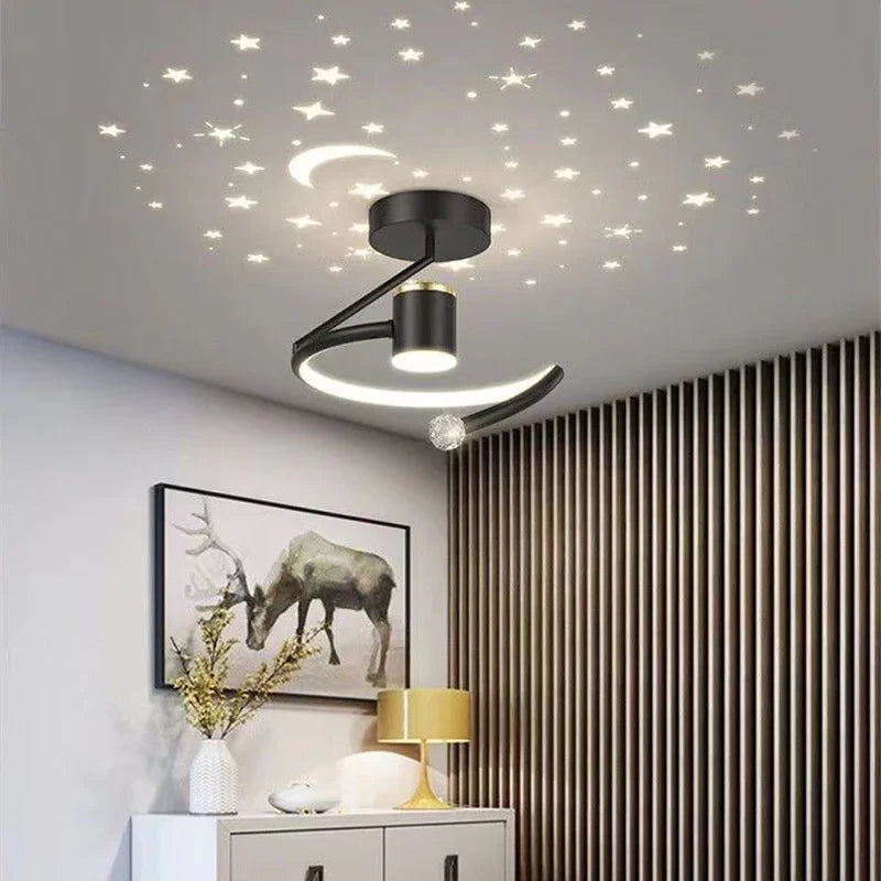 Lampa Sufitowa LED Gwiezdne Niebo | Do Pokoju Dziecięcego I Salonu