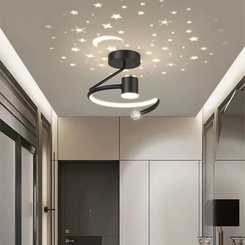 Lampa Sufitowa LED Gwiezdne Niebo | Do Pokoju Dziecięcego I Salonu